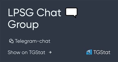Telegram: Contact @lpsgchat.